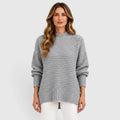 Verity | Relaxed High Neck Jumper Knitwear
