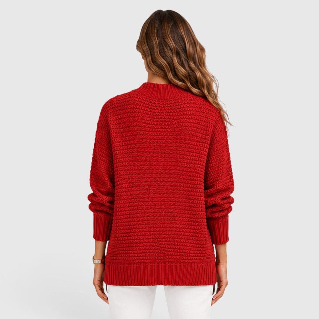 Verity | Relaxed High Neck Jumper Knitwear