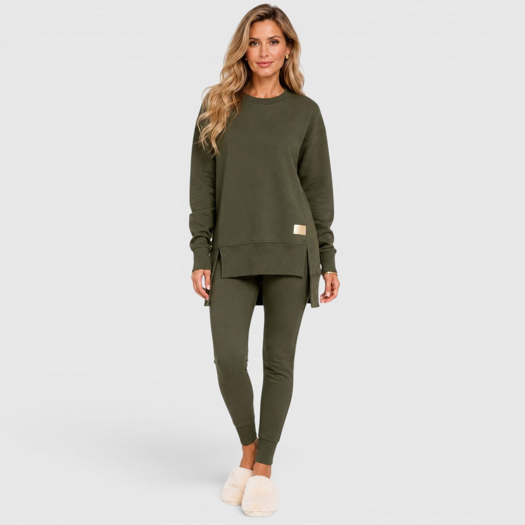 Elowen | Relaxed Long Sleeve Loungewear Set