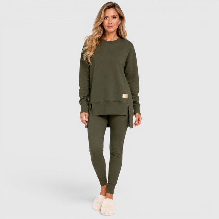 Elowen | Relaxed Long Sleeve Loungewear Set
