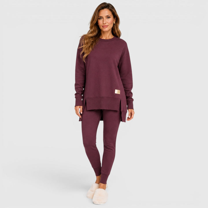 Elowen | Relaxed Long Sleeve Loungewear Set
