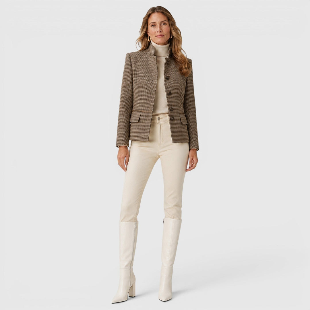 Hermione | Sharp Knee High Block Heel Boots