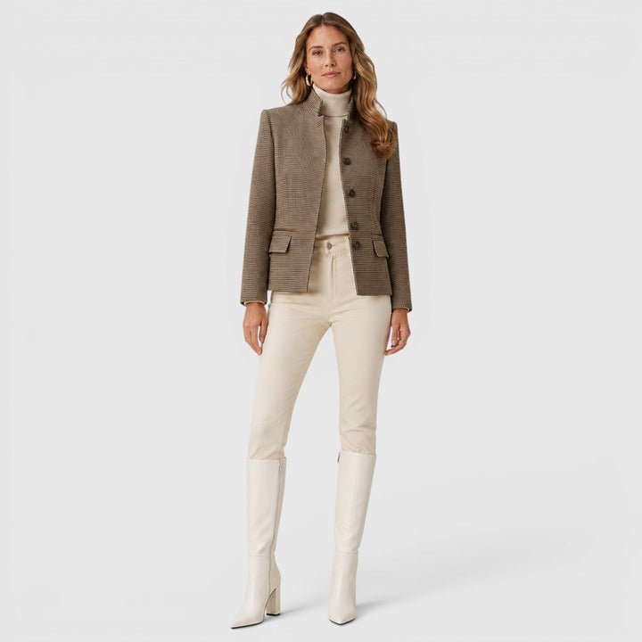Hermione | Sharp Knee High Block Heel Boots