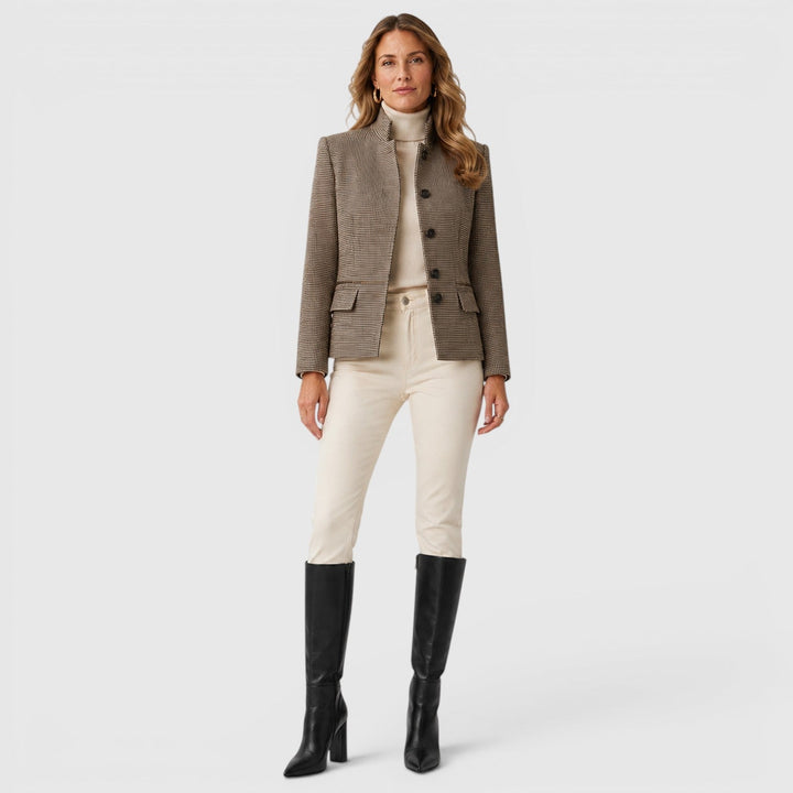 Hermione | Sharp Knee High Block Heel Boots