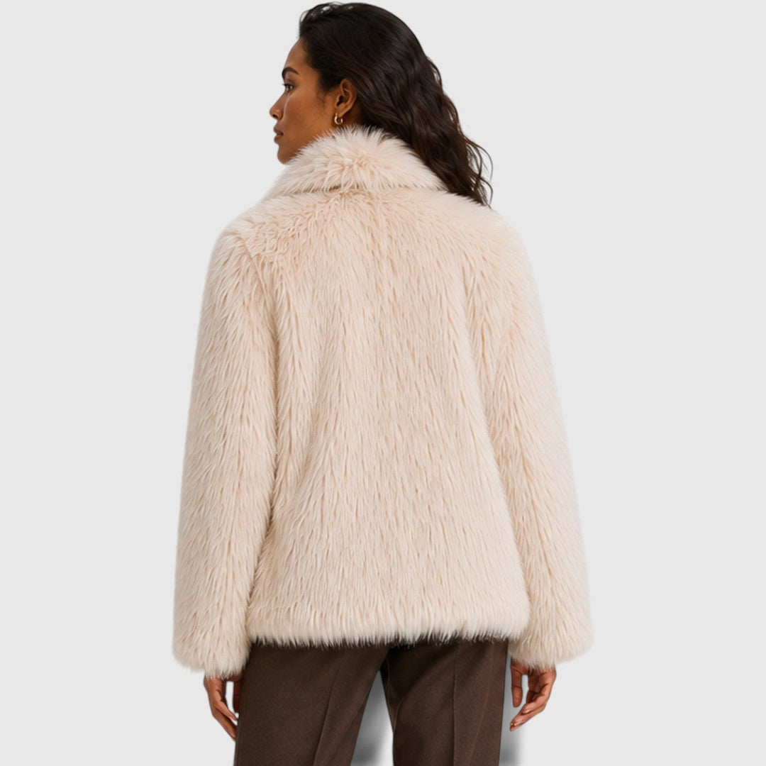 Poppy | Bold Cropped Faux Fur Coat