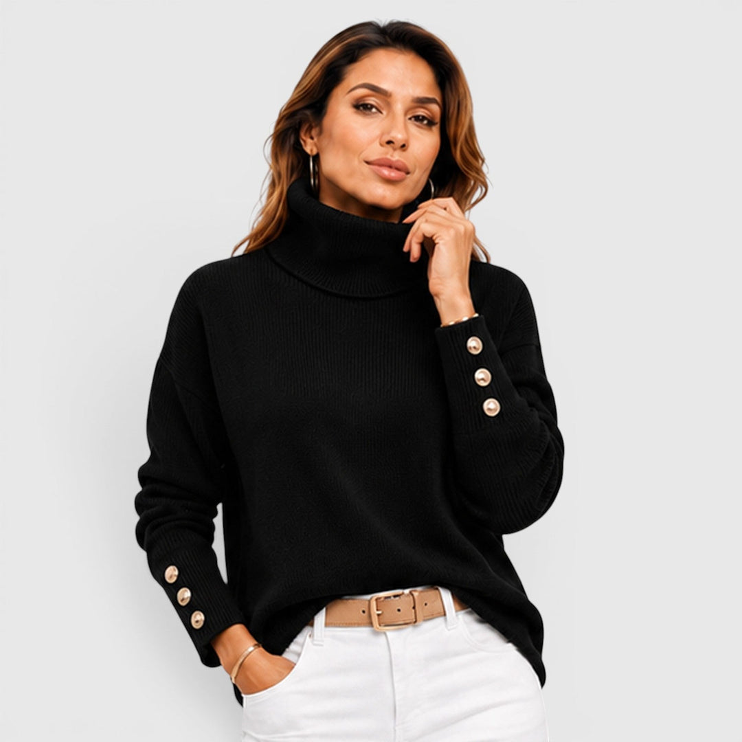 Beverley | Cozy Oversized Roll Neck Jumper Knitwear