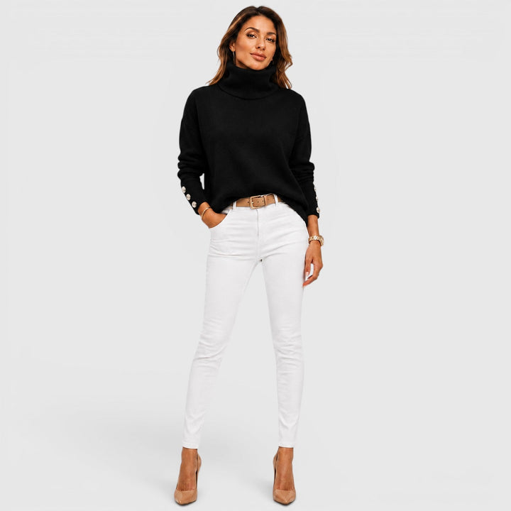 Beverley | Cozy Oversized Roll Neck Jumper Knitwear