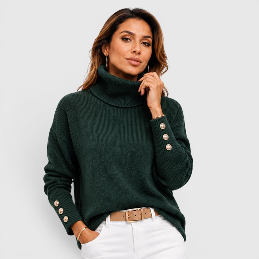 Beverley | Cozy Oversized Roll Neck Jumper Knitwear