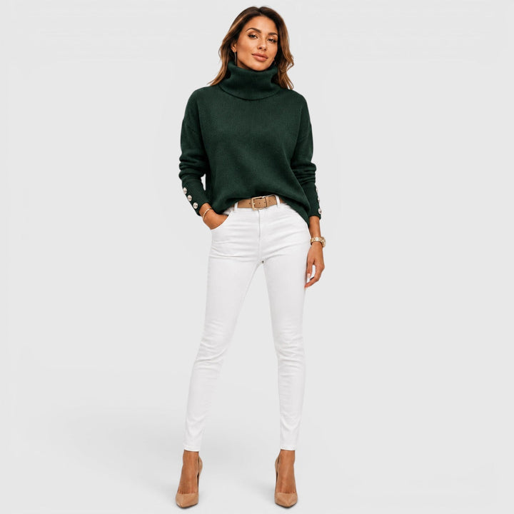 Beverley | Cozy Oversized Roll Neck Jumper Knitwear
