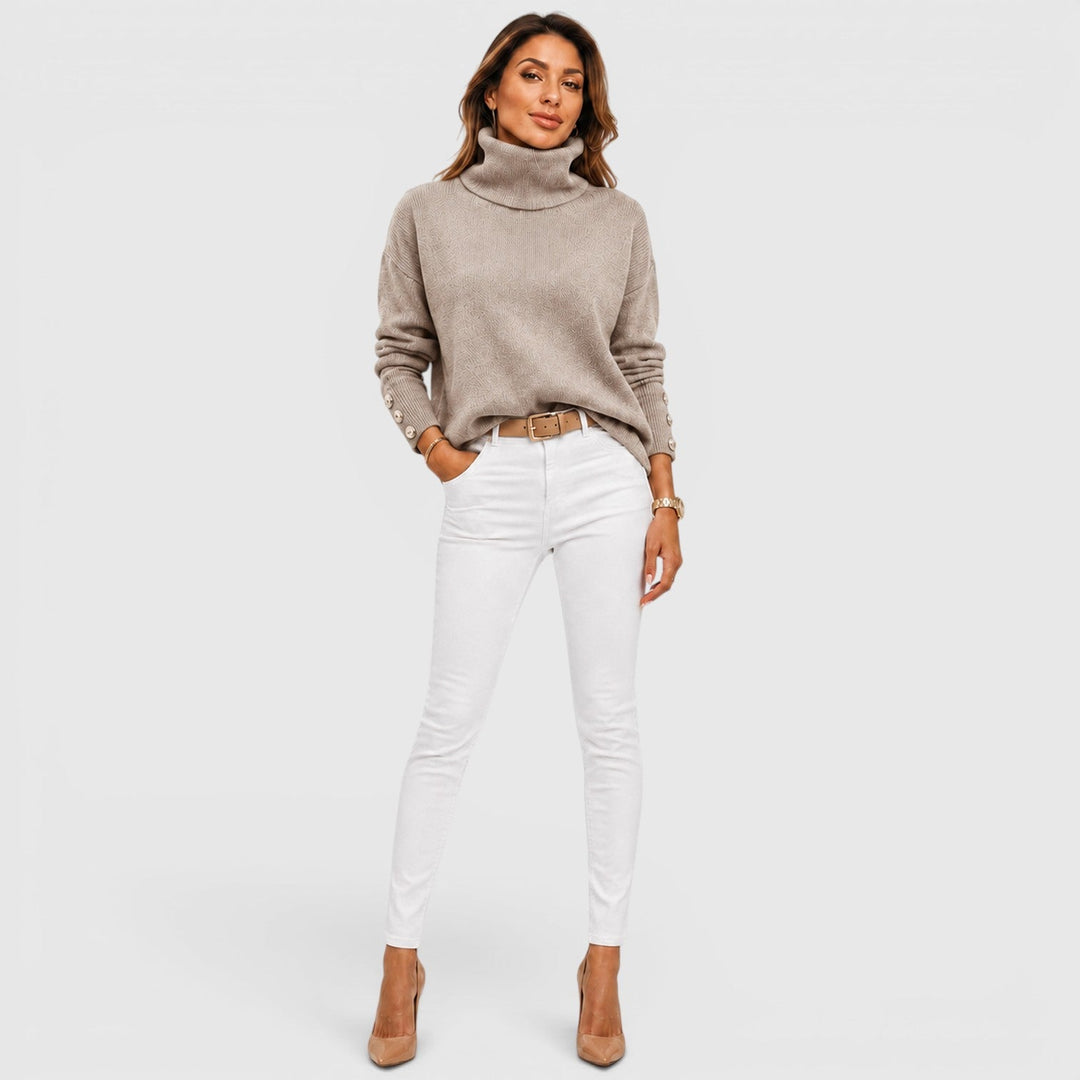 Beverley | Cozy Oversized Roll Neck Jumper Knitwear