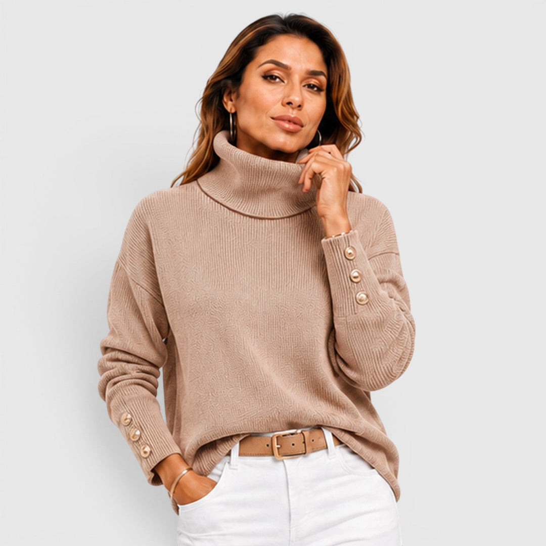 Beverley | Cozy Oversized Roll Neck Jumper Knitwear