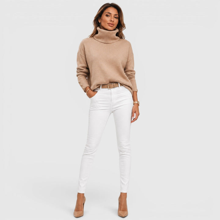 Beverley | Cozy Oversized Roll Neck Jumper Knitwear