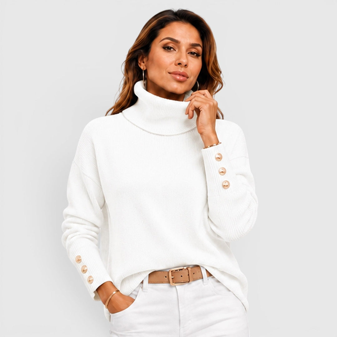 Beverley | Cozy Oversized Roll Neck Jumper Knitwear