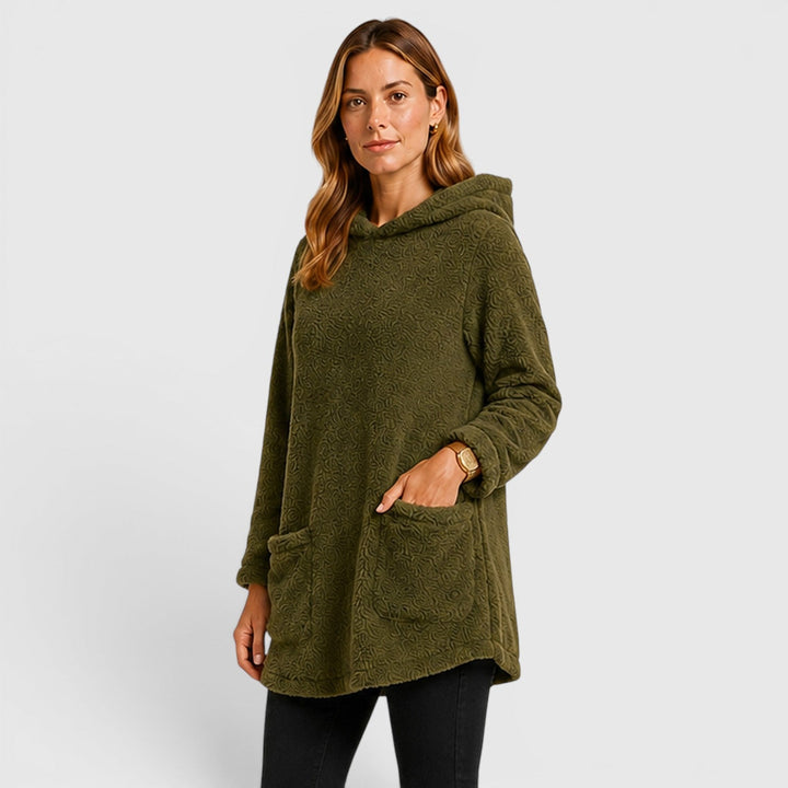 Vivienne | Warm Plush Pullover Hoodie