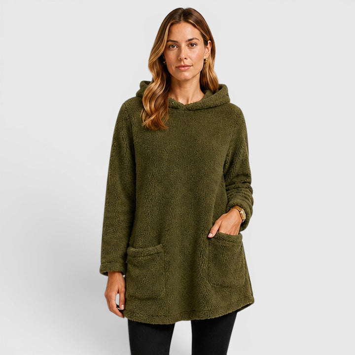 Vivienne | Warm Plush Pullover Hoodie