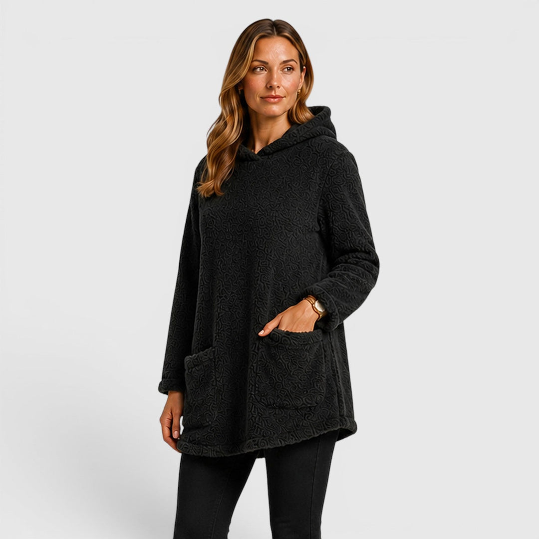 Vivienne | Warm Plush Pullover Hoodie