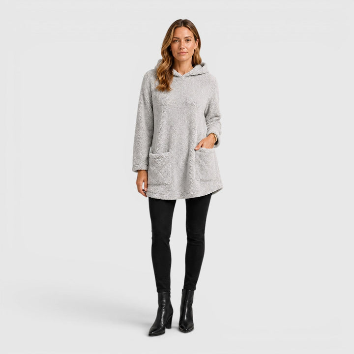 Vivienne | Warm Plush Pullover Hoodie