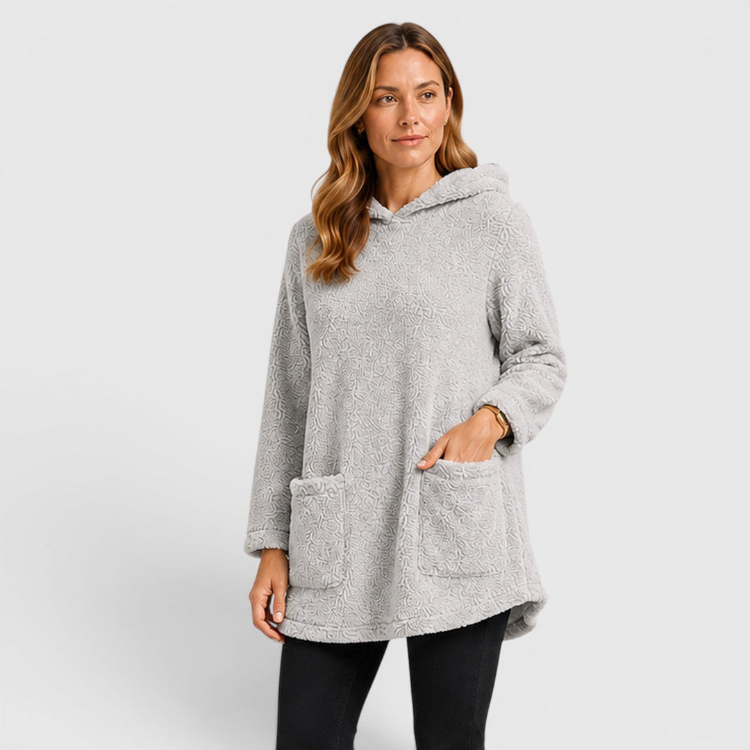 Vivienne | Warm Plush Pullover Hoodie