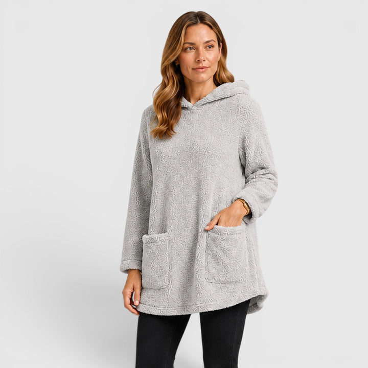Vivienne | Warm Plush Pullover Hoodie