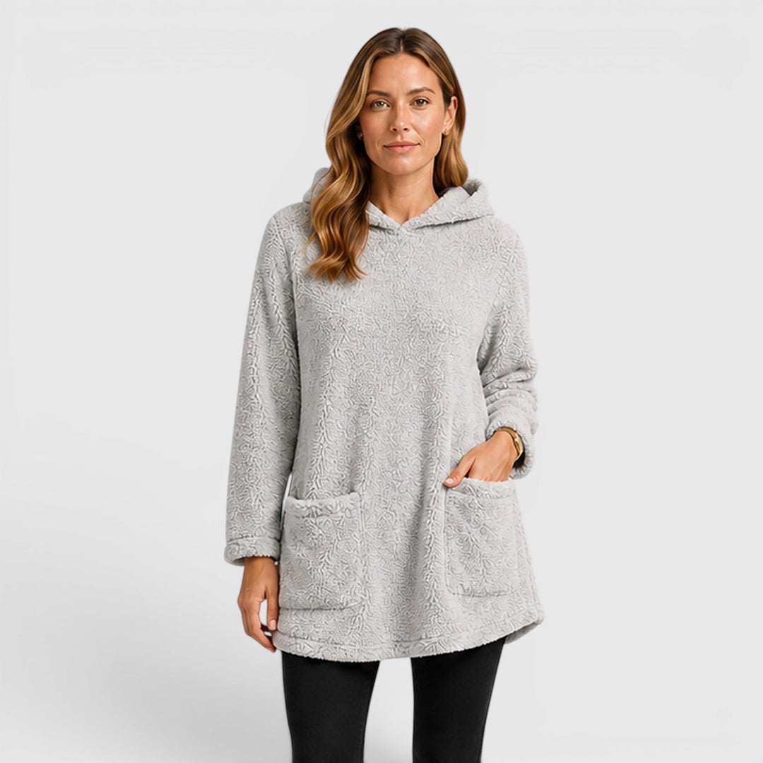 Vivienne | Warm Plush Pullover Hoodie