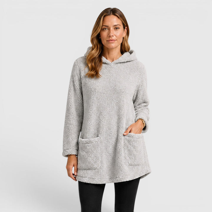 Vivienne | Warm Plush Pullover Hoodie