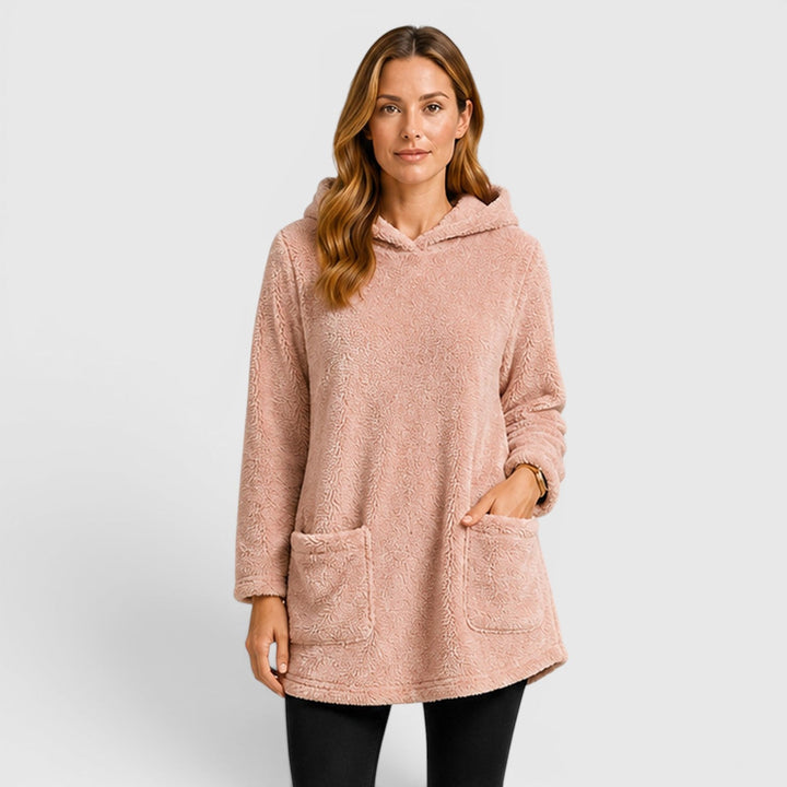 Vivienne | Warm Plush Pullover Hoodie