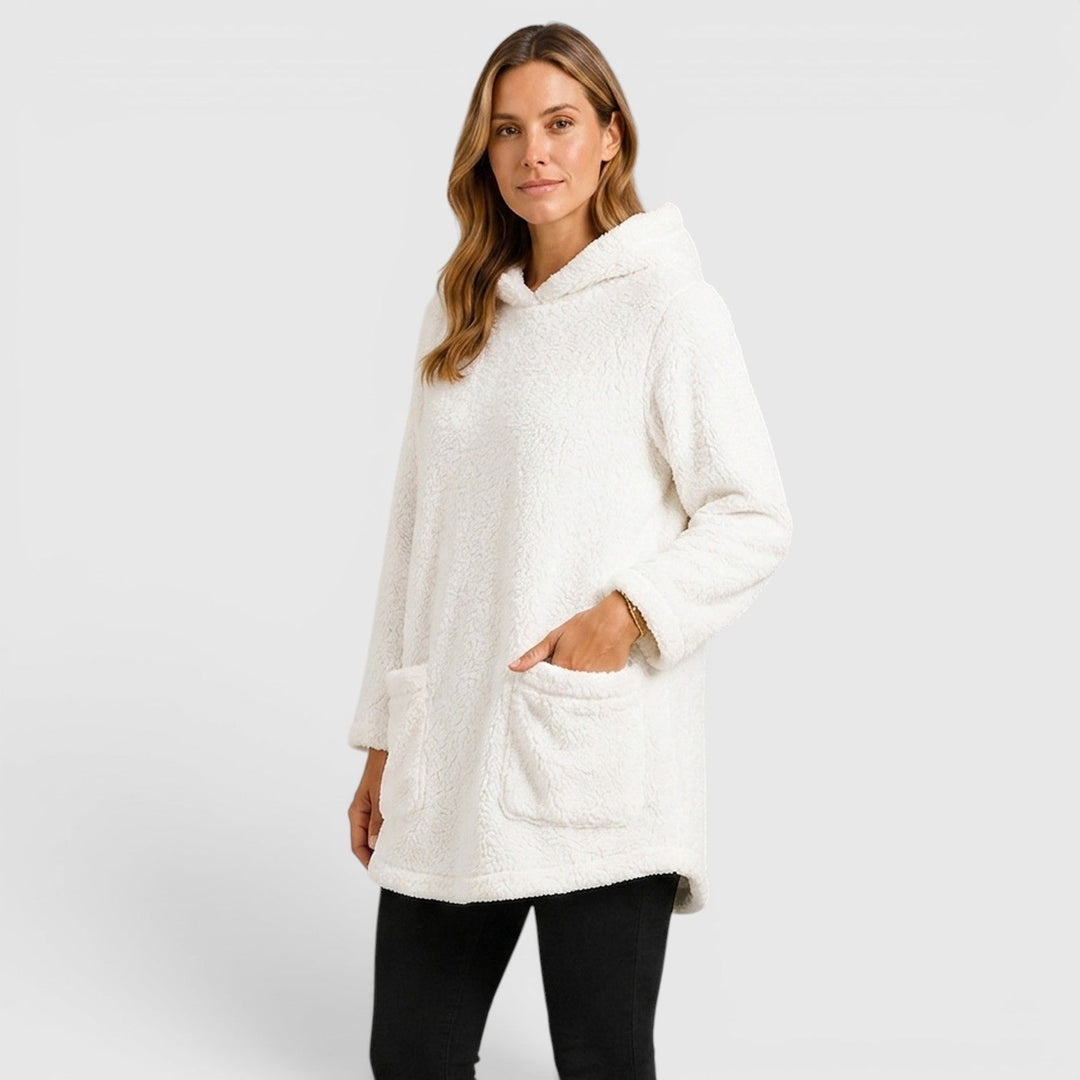 Vivienne | Warm Plush Pullover Hoodie