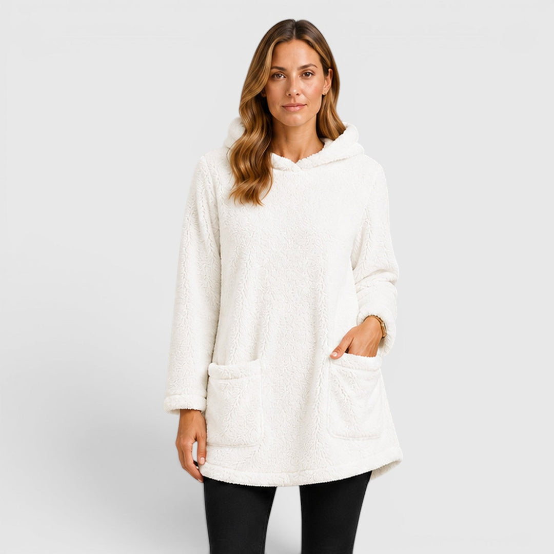 Vivienne | Warm Plush Pullover Hoodie