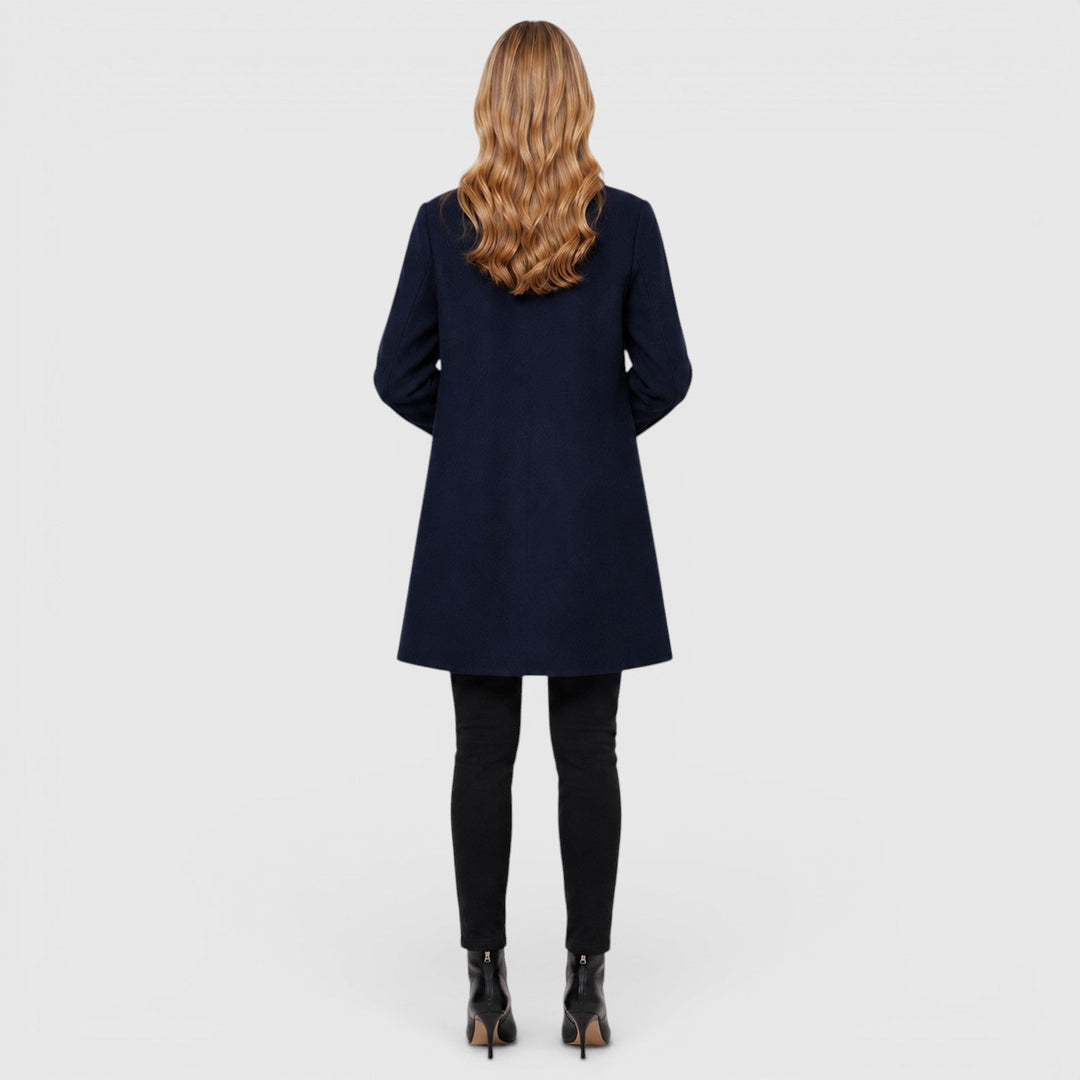 Morwenna | Smart Longline Wool Coat