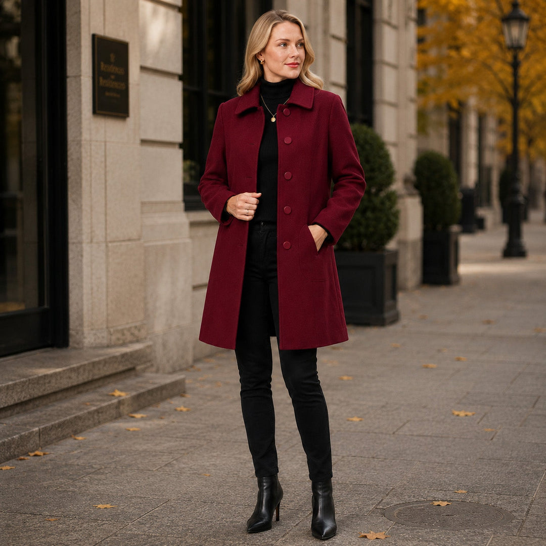 Beatrice | Classic Longline Wool Coat