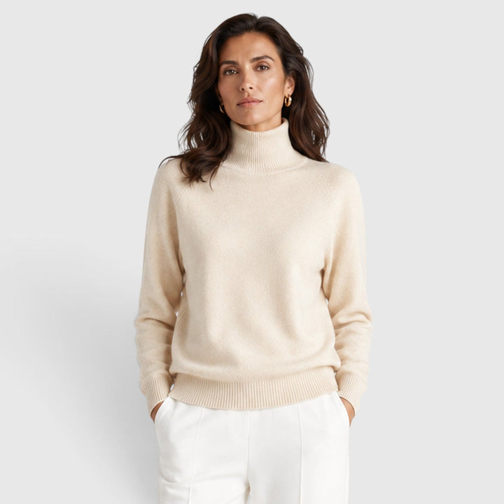 Sabina | Elegant Roll Neck Wool Jumper Knitwear