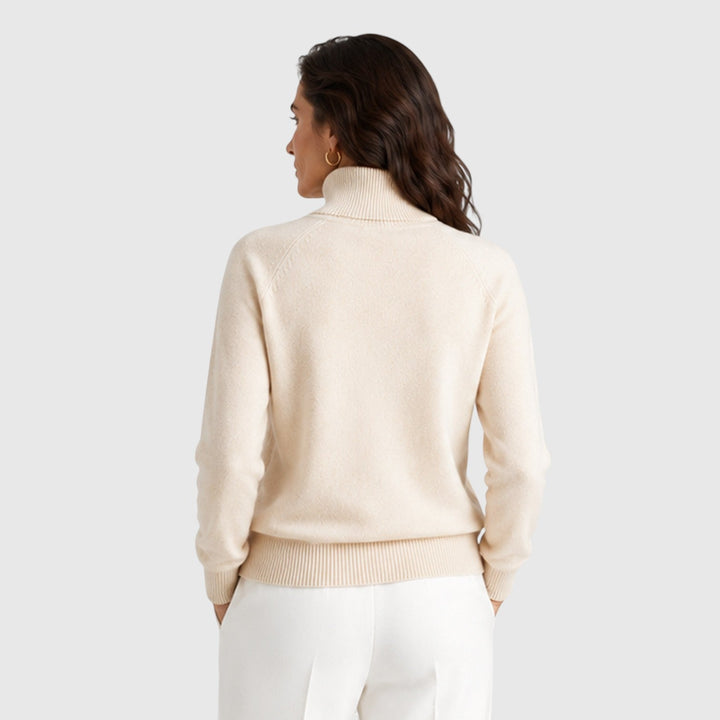 Sabina | Elegant Roll Neck Wool Jumper Knitwear