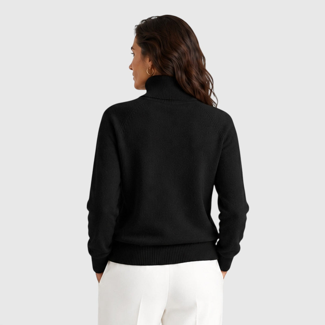 Sabina | Elegant Roll Neck Wool Jumper Knitwear