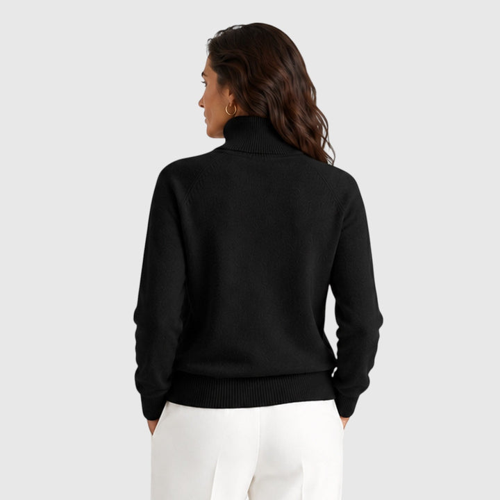 Sabina | Elegant Roll Neck Wool Jumper Knitwear
