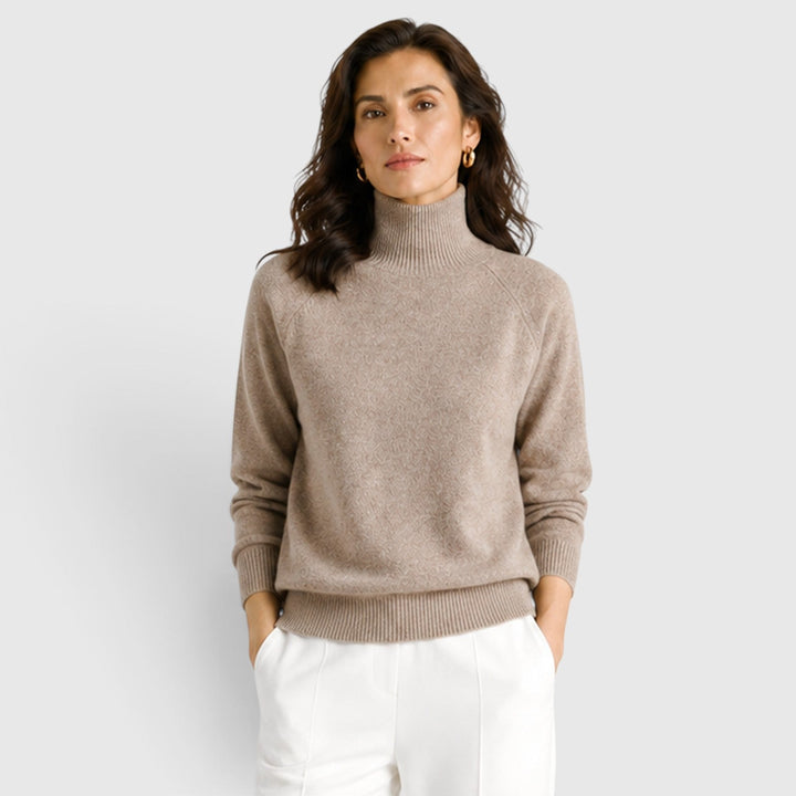 Sabina | Elegant Roll Neck Wool Jumper Knitwear