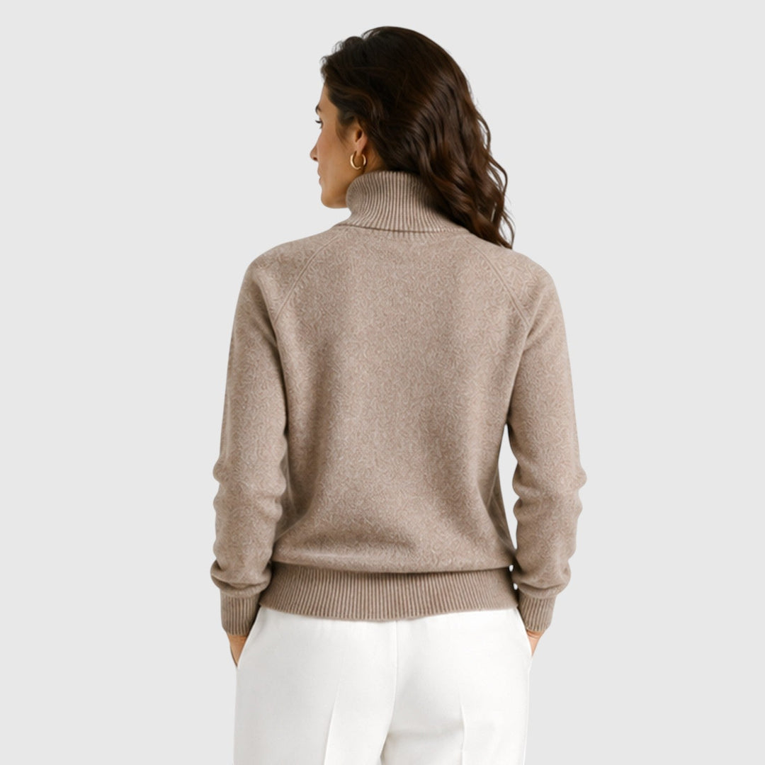 Sabina | Elegant Roll Neck Wool Jumper Knitwear