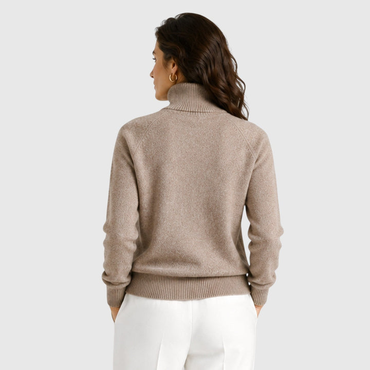 Sabina | Elegant Roll Neck Wool Jumper Knitwear