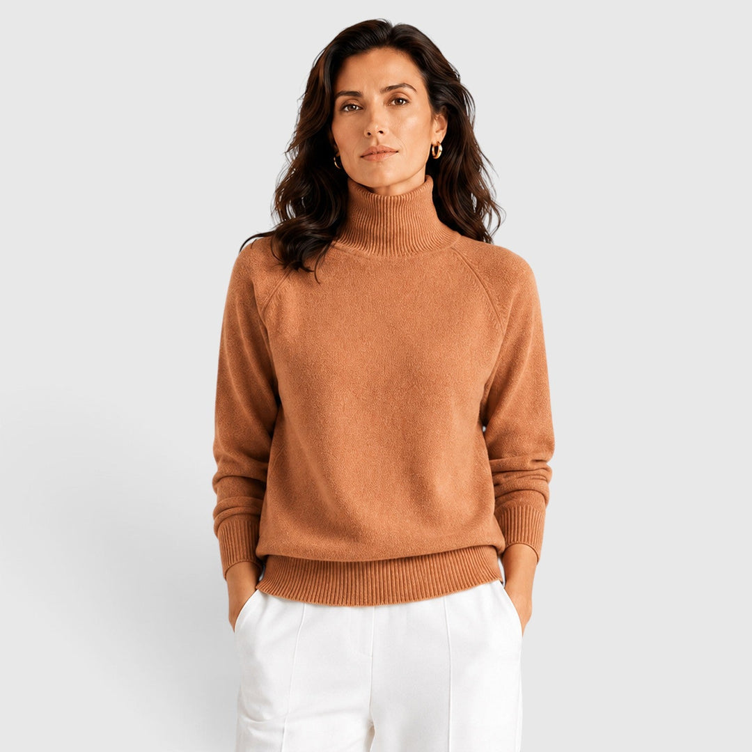 Sabina | Elegant Roll Neck Wool Jumper Knitwear