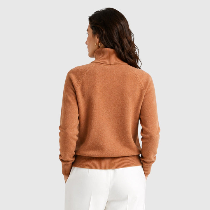 Sabina | Elegant Roll Neck Wool Jumper Knitwear