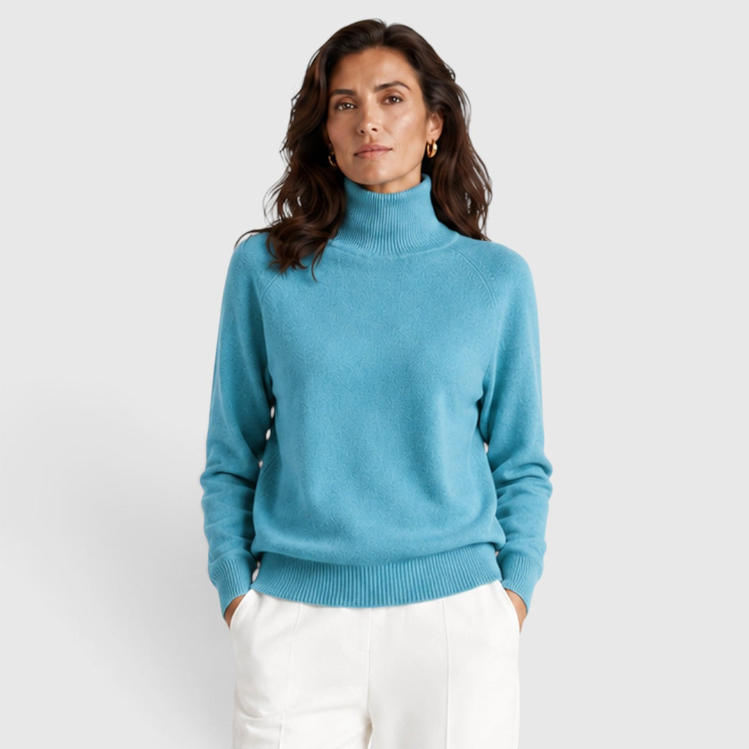 Sabina | Elegant Roll Neck Wool Jumper Knitwear