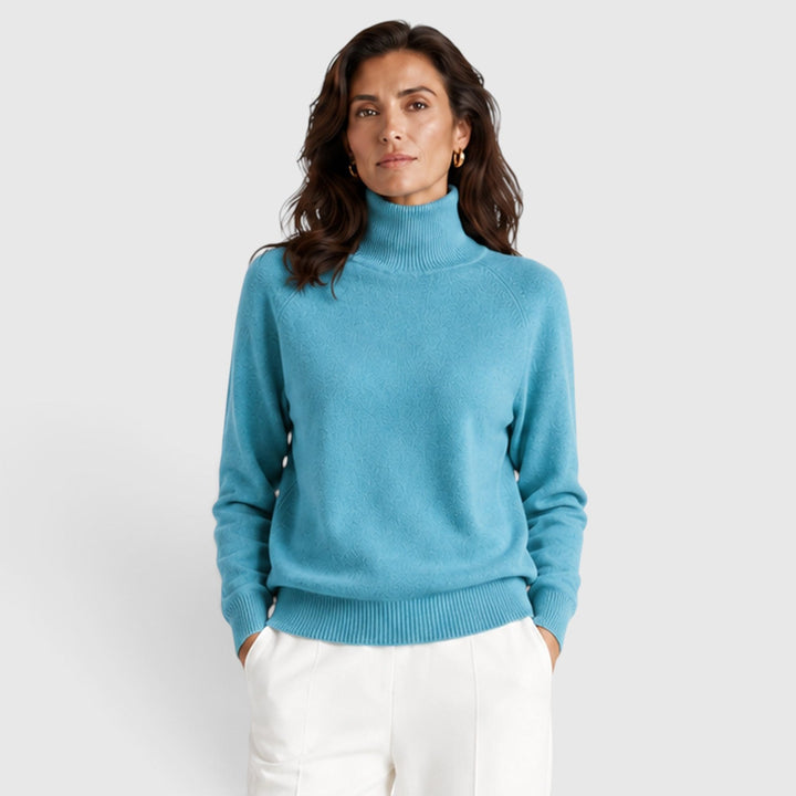 Sabina | Elegant Roll Neck Wool Jumper Knitwear