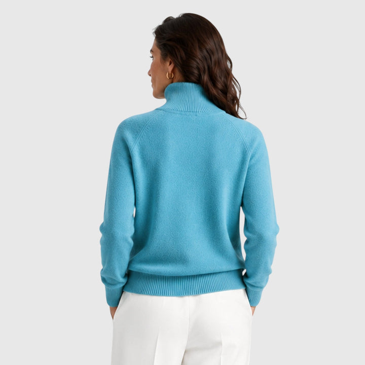Sabina | Elegant Roll Neck Wool Jumper Knitwear