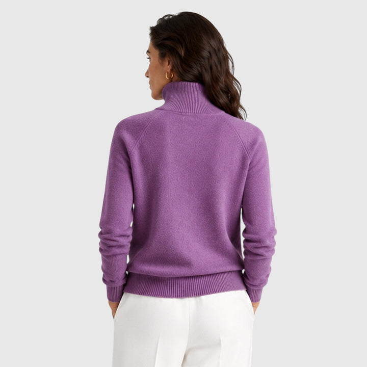 Sabina | Elegant Roll Neck Wool Jumper Knitwear