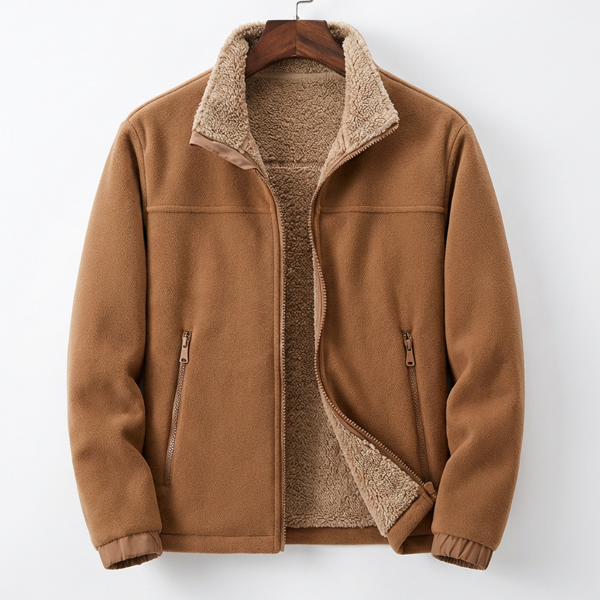 Bruno | Cozy Fleece Jacket, Sherpa Lined for Men's Everyday Wear