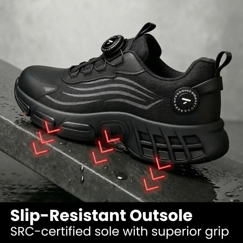 Maximilian | Dependable Steel Toe Safety Trainers for Men