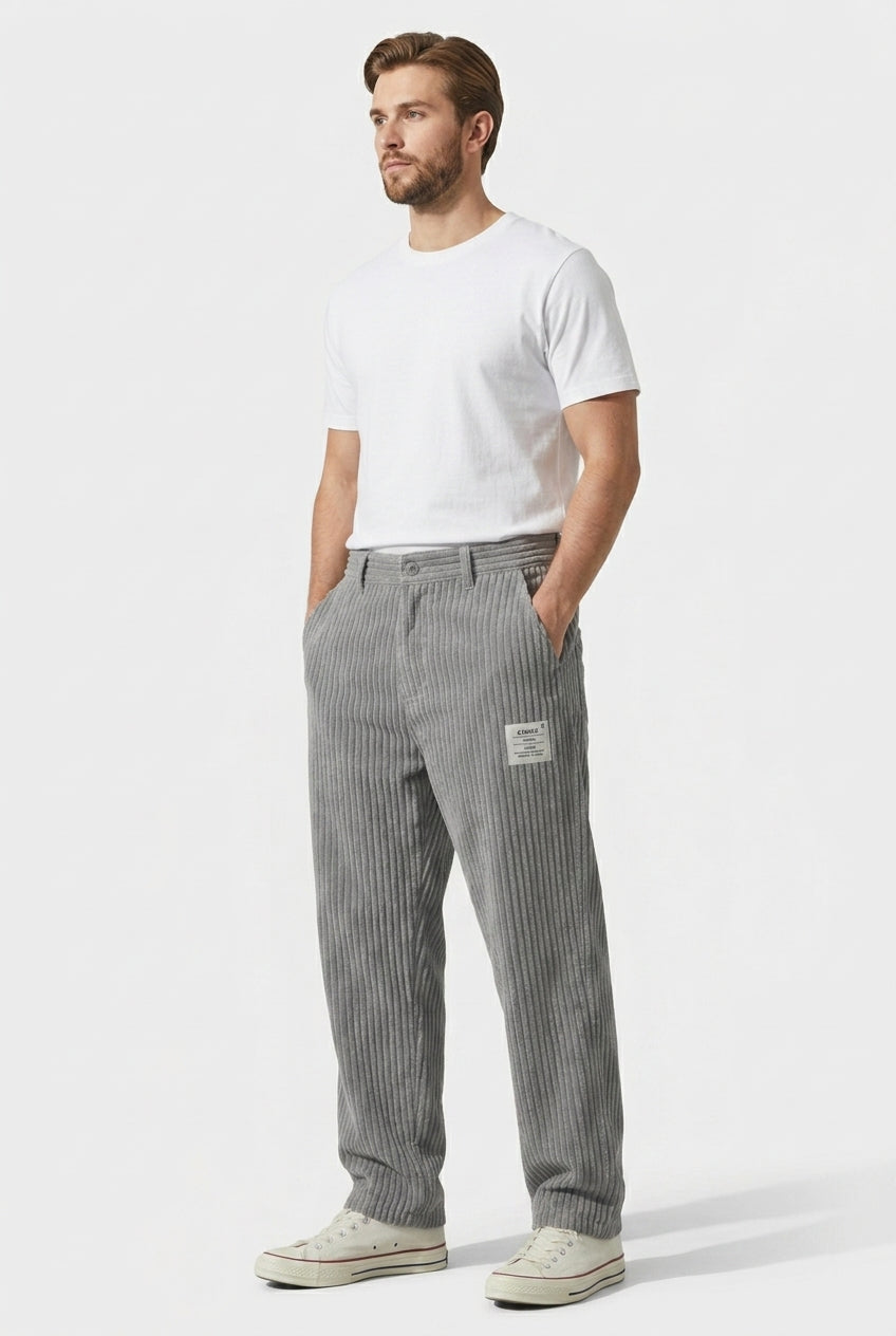 Quentin | Effortless Straight-Leg Corduroy Trousers