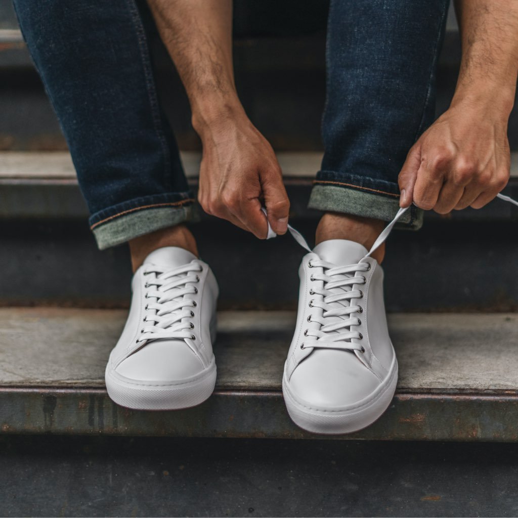 Aurelius | Premium Leather Low-Top Trainers for Men