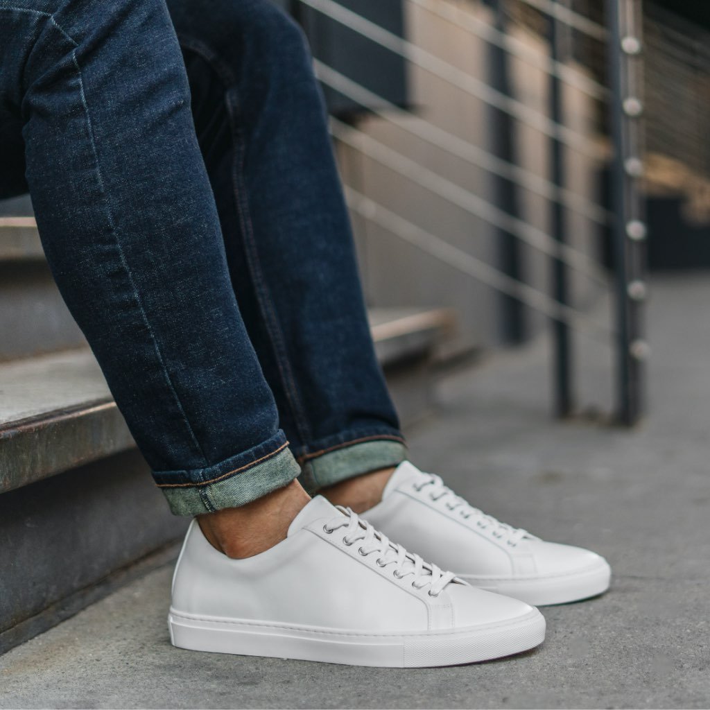 Aurelius | Premium Leather Low-Top Trainers for Men