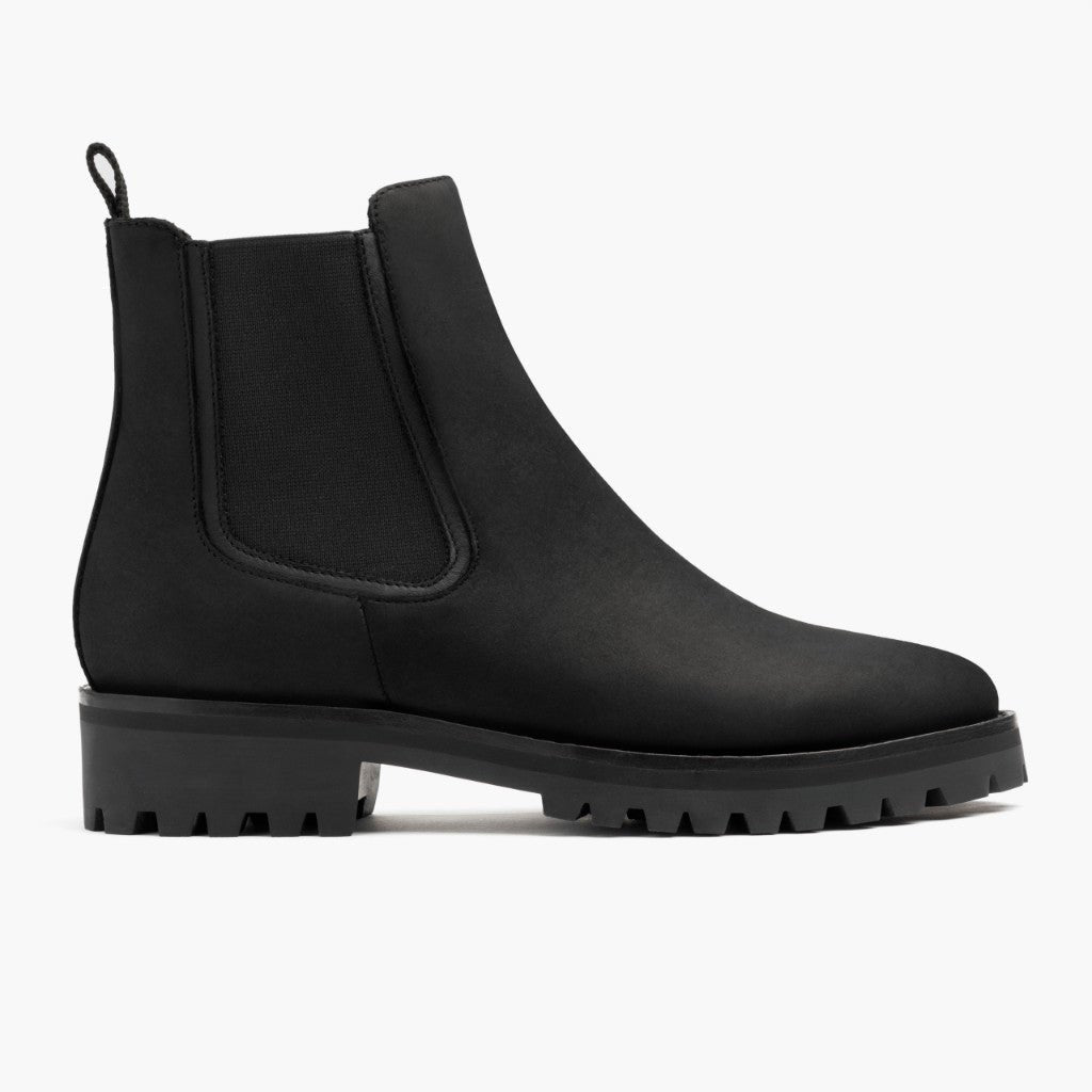 Isla | Rugged Leather Chelsea Boots