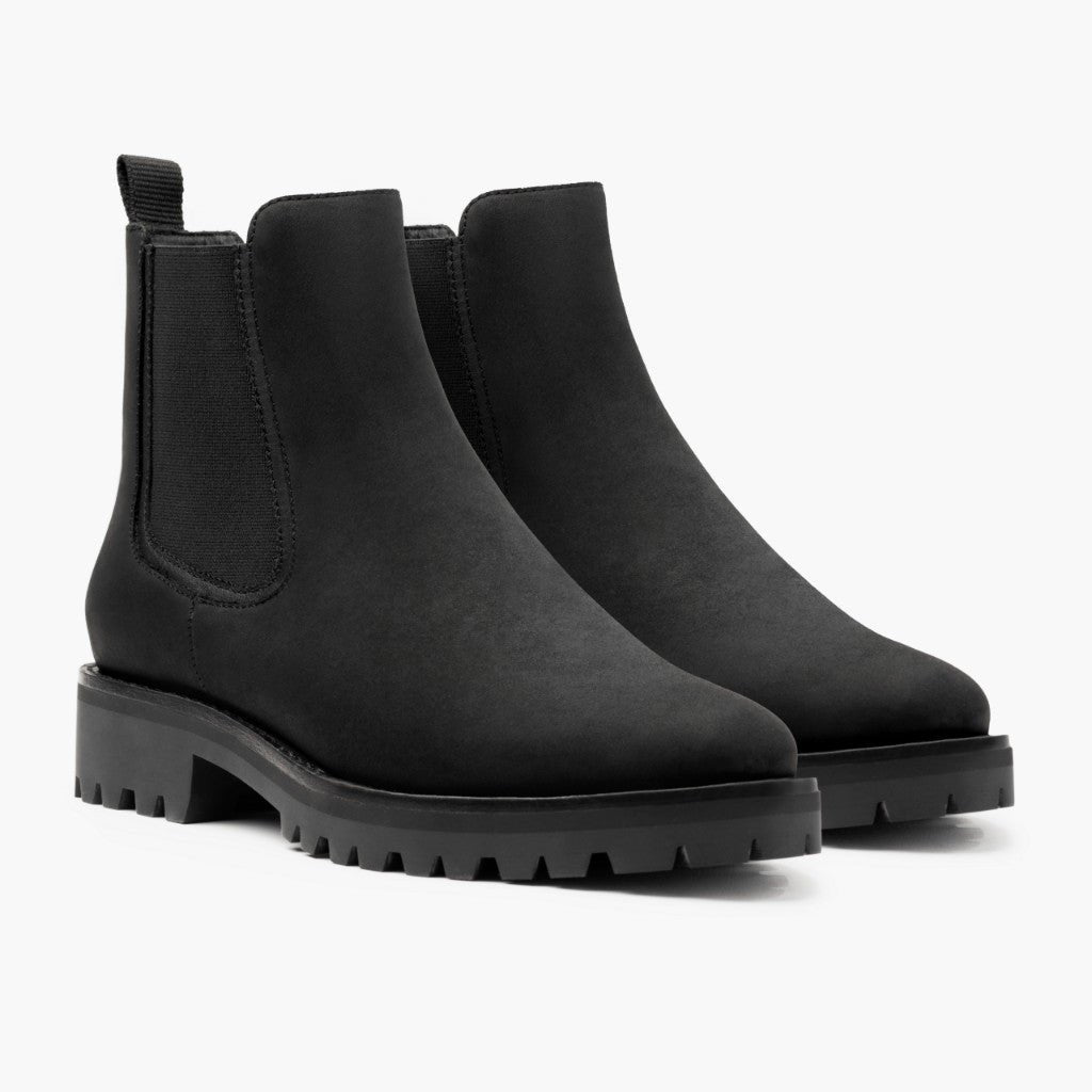 Isla | Rugged Leather Chelsea Boots